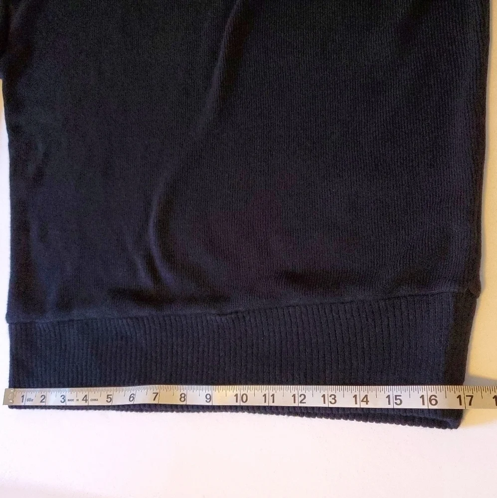 Nasty Gal Black Oversized Long Sleeve Sweater Sz 10